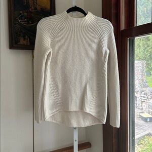 Madewell Off-White Textured Knit Top